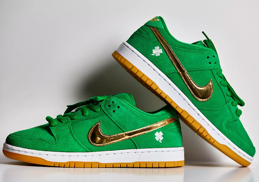 Nike SB Dunk Low St. Patricks Day BQ6817-303 Թողարկման ամսաթիվ