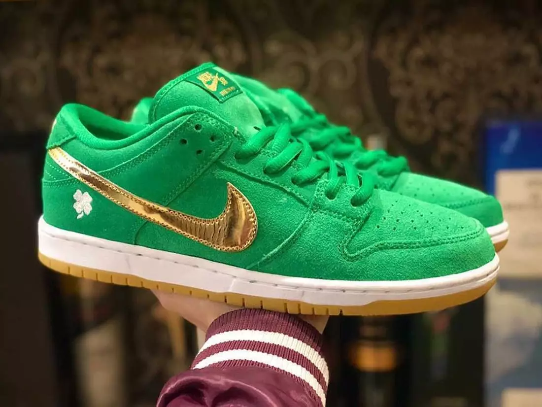 تاریخ انتشار Nike SB Dunk Low St Patricks Day