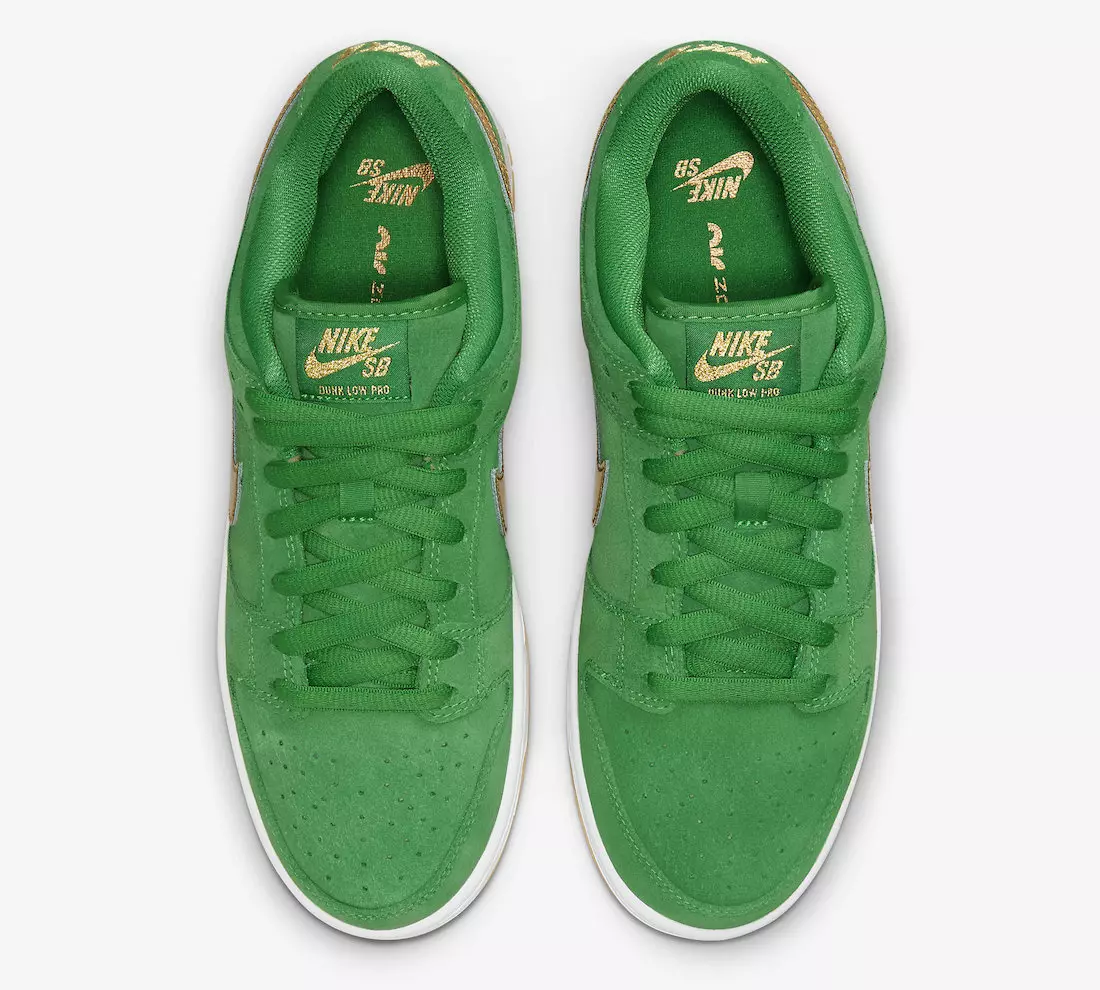 Nike SB Dunk Low St Patricks Day BQ6817-303 Chiqarilgan Sana