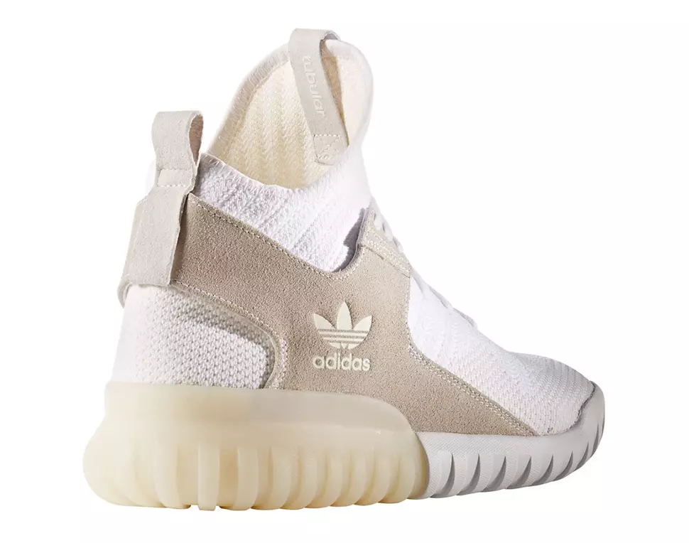 adidas Tubular X Primeknit အဖြူရောင်တန်