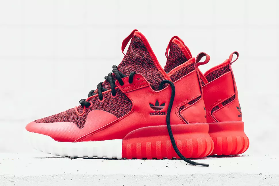 adidas Tubular X Қызыл қара ақ