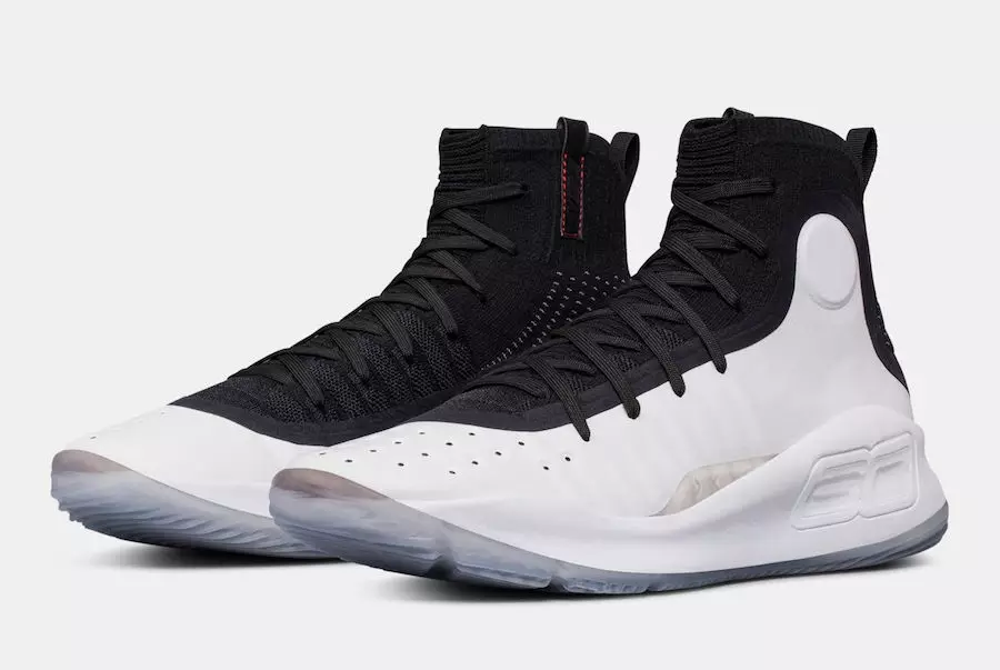 Under Armour Curry 4 Đen trắng 1298306-007