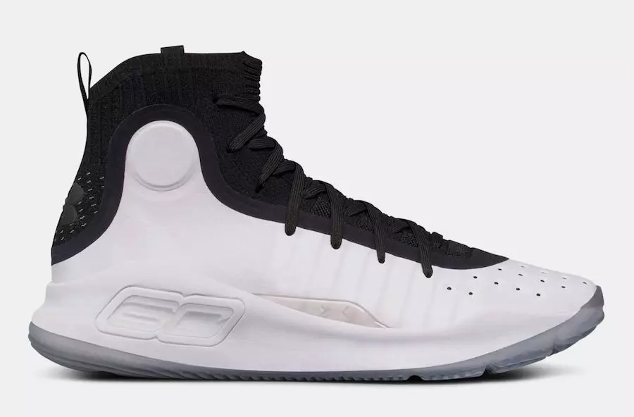 Under Armor Curry 4 Black White 1298306-007