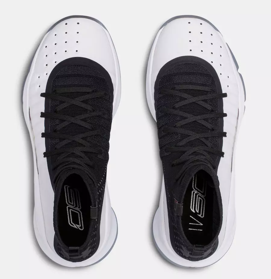 Under Armor Curry 4 Black White 1298306-007