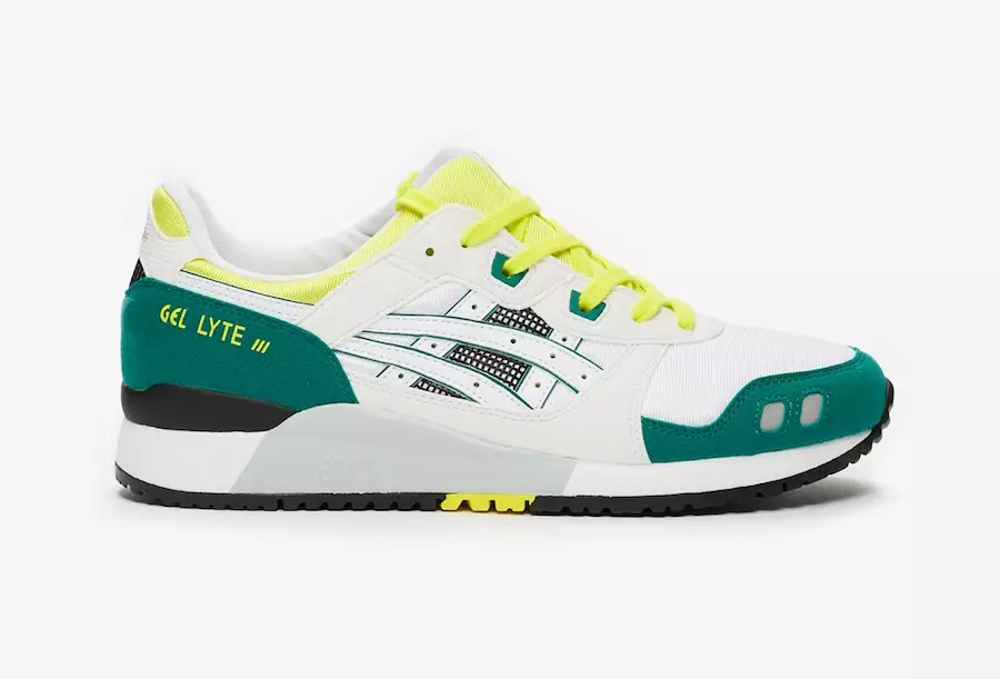 ASICS Gel Lyte III OG Hvit Gul Grønn Utgivelsesdato