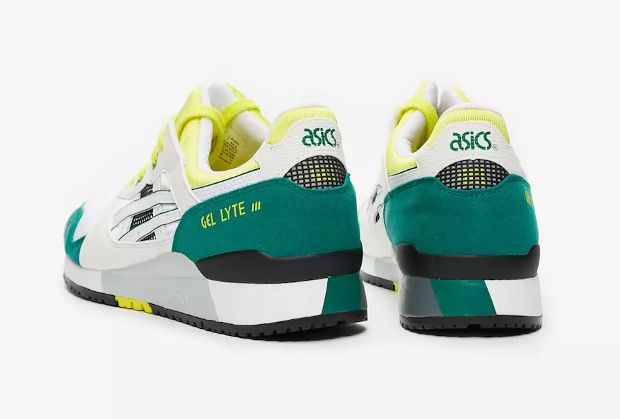 ASICS Gel Lyte III OG White Yellow Green Izdošanas datums