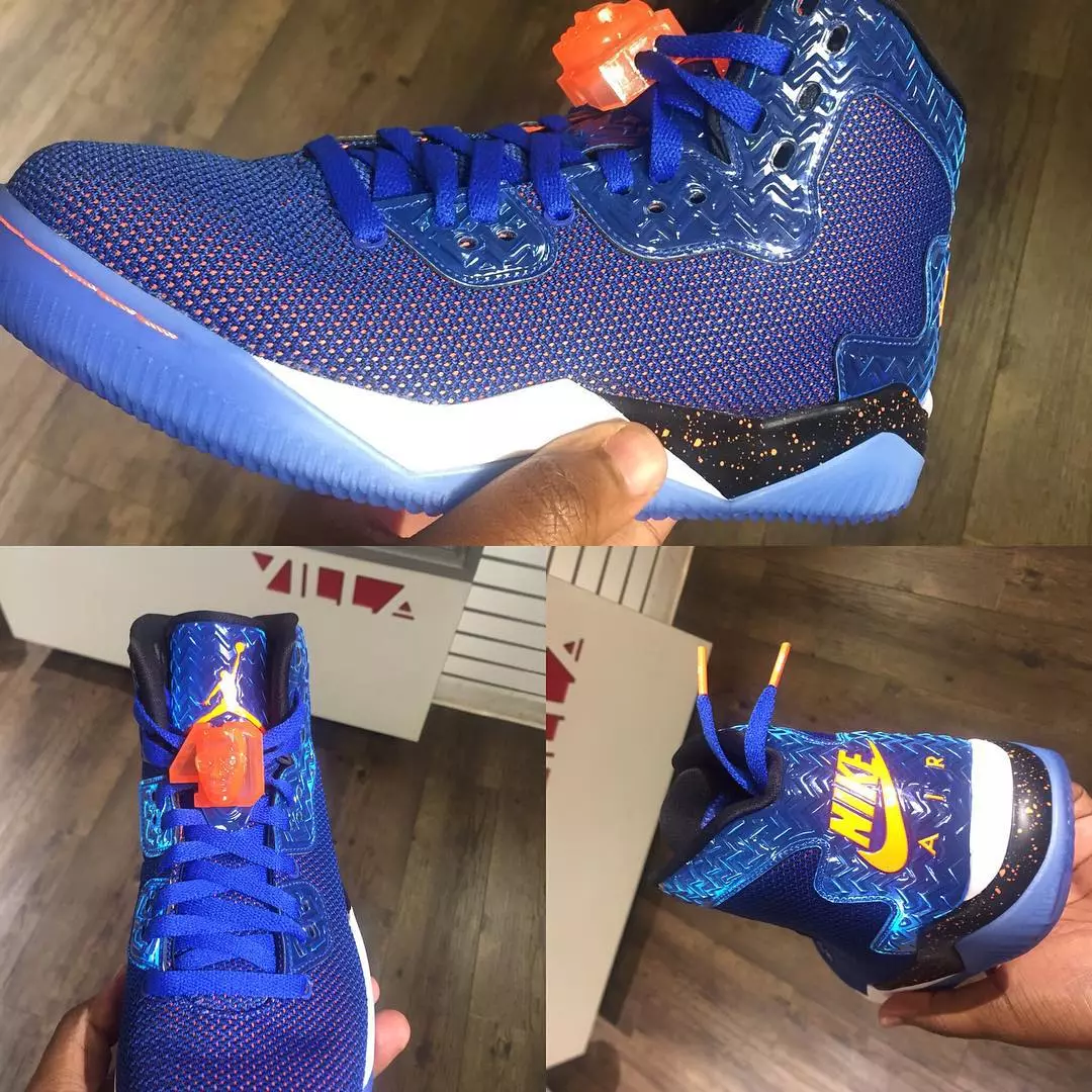 Jordan Air Spike 40 Knicks Blu