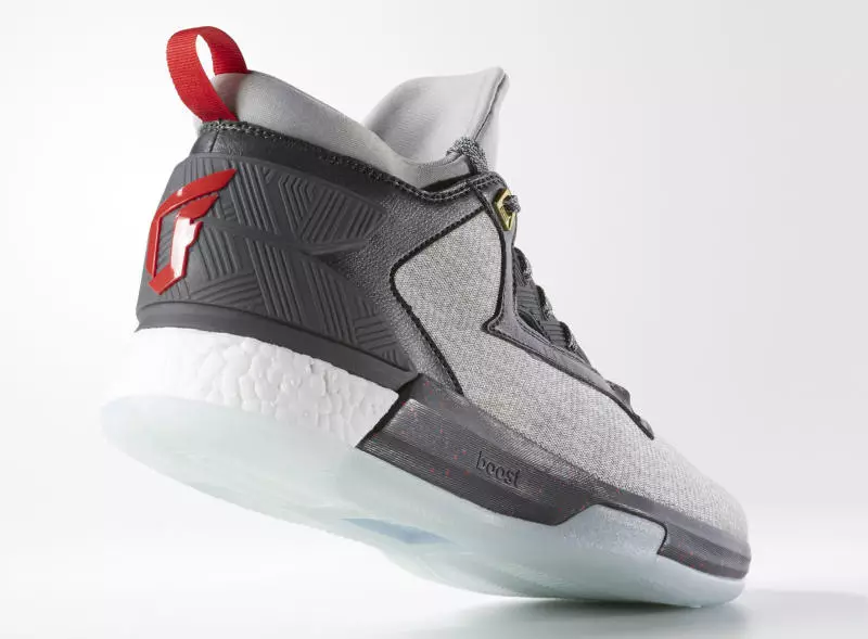 Adidas D Lillard 2 Boost Grey Heather