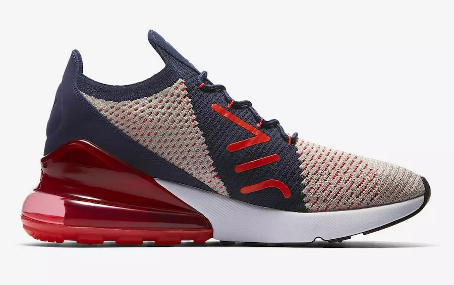 Nike Air Max 270 Flyknit ABD Lacivert Kırmızı Yörünge AH6803-200