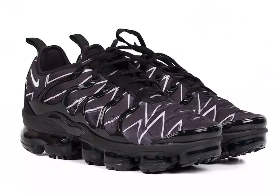 Nike Air VaporMax Plus qora oq Zig-Zag AJ6312-001