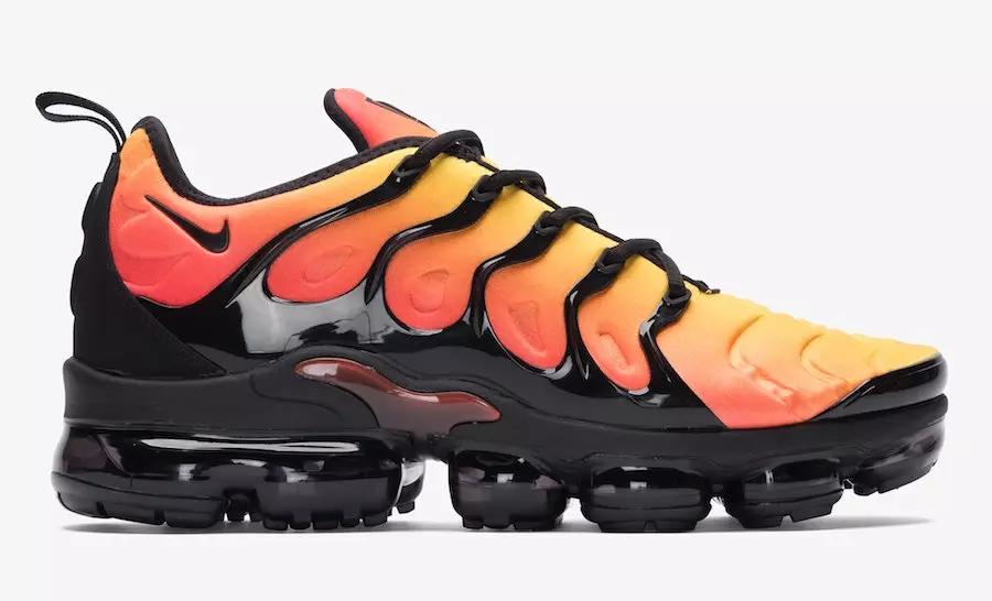 Nike VaporMax Plus Sunset Black Санаи баровардани умумии афлесун