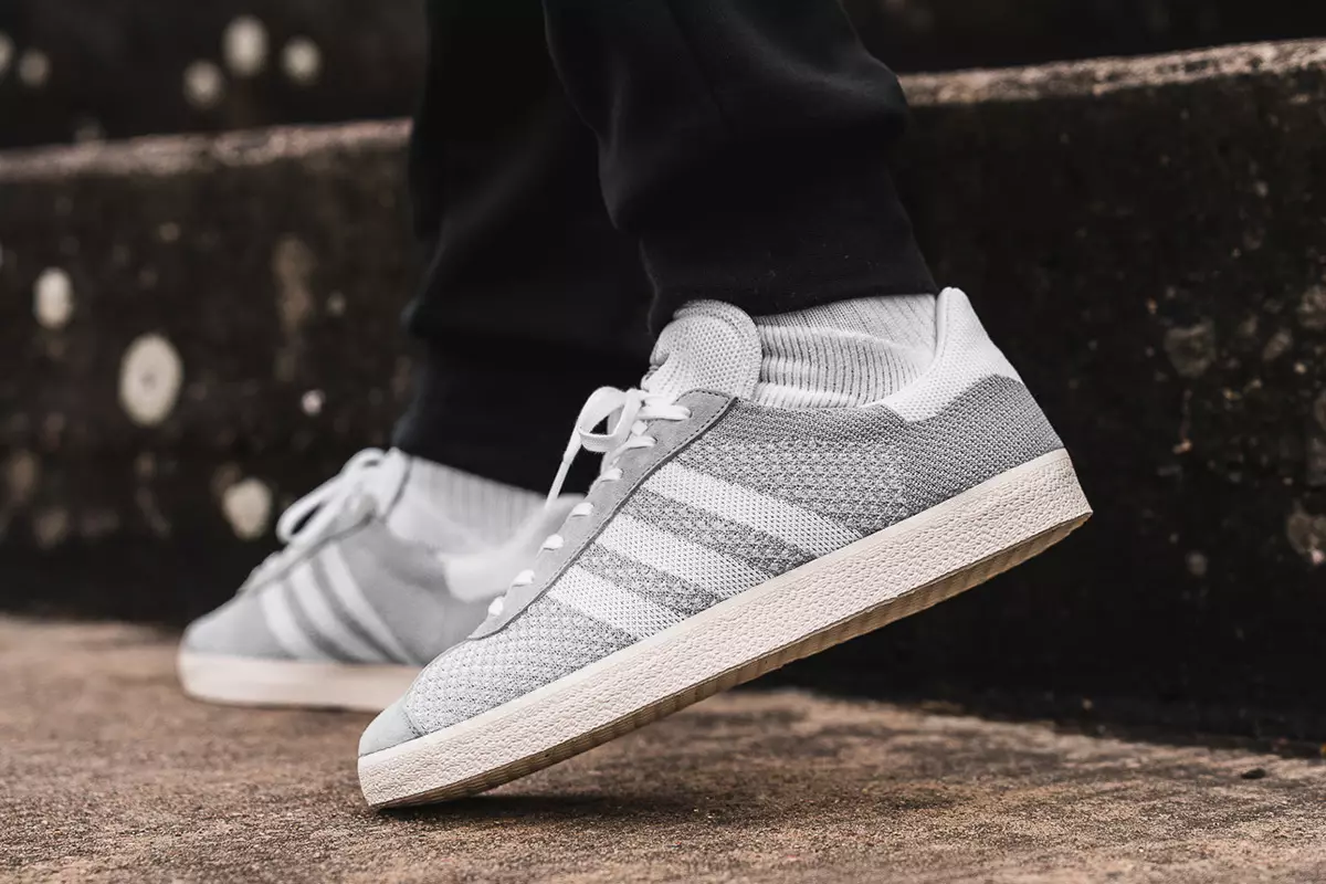 adidas Gazelle Primeknit Blau Vermell Gris