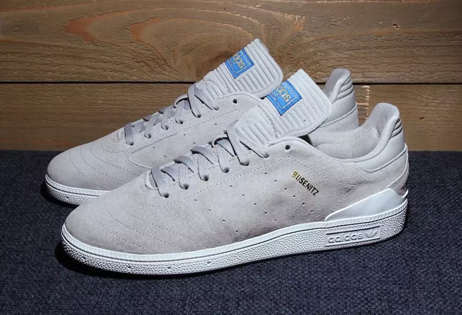 Adidas Busenitz RX Release в сиво с горна част от свински велур