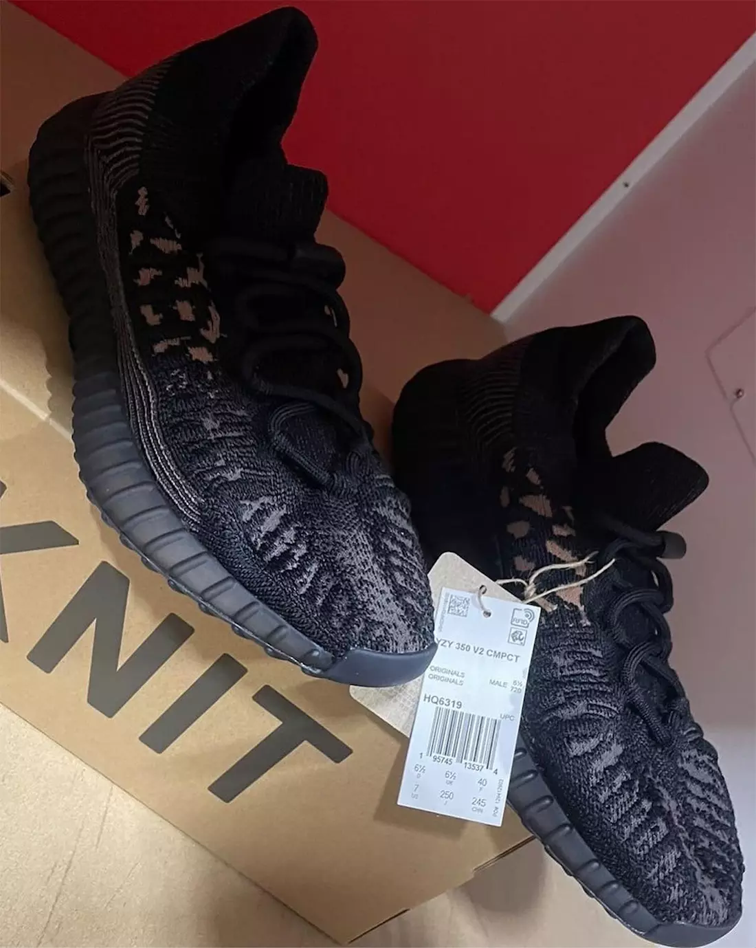 adidas Yeezy Boost 350 V2 CMPCT Slate Carbon HQ6319 Utgivelsesdato