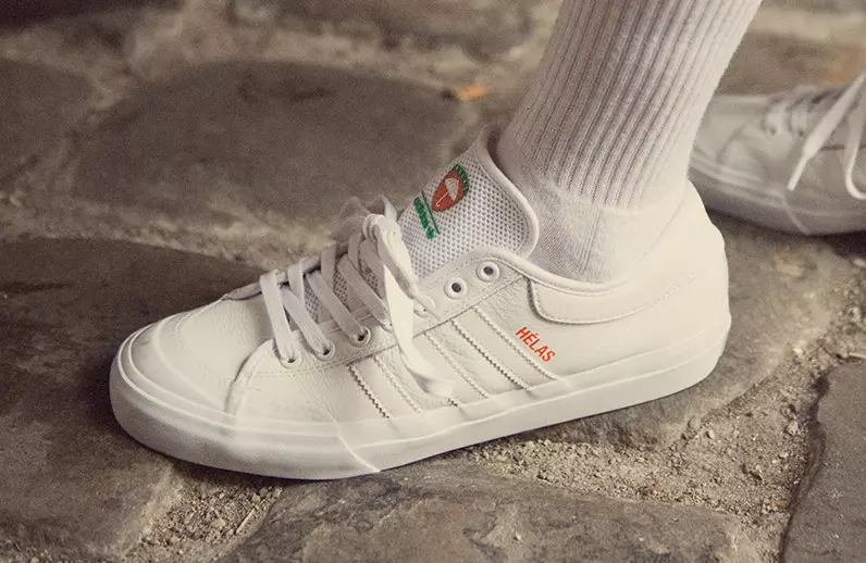 Coleção de skate Hélas x adidas Matchcourt