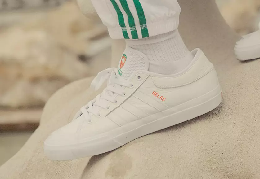 Coleção de skate Hélas x adidas Matchcourt