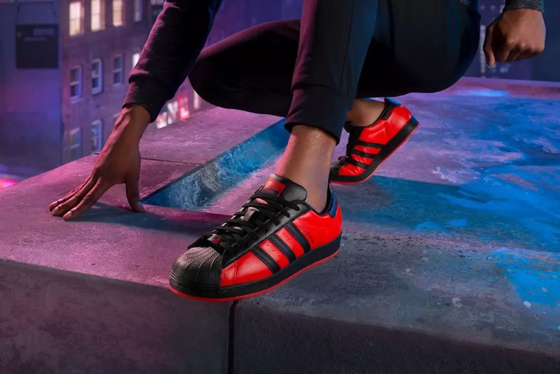 Датум на објавување на Marvel Playstation adidas Superstar Мајлс Моралес