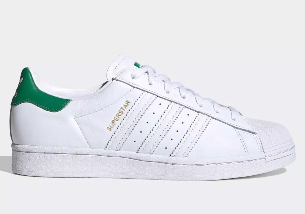 adidas Superstar White Green FZ3642 Útgáfudagur