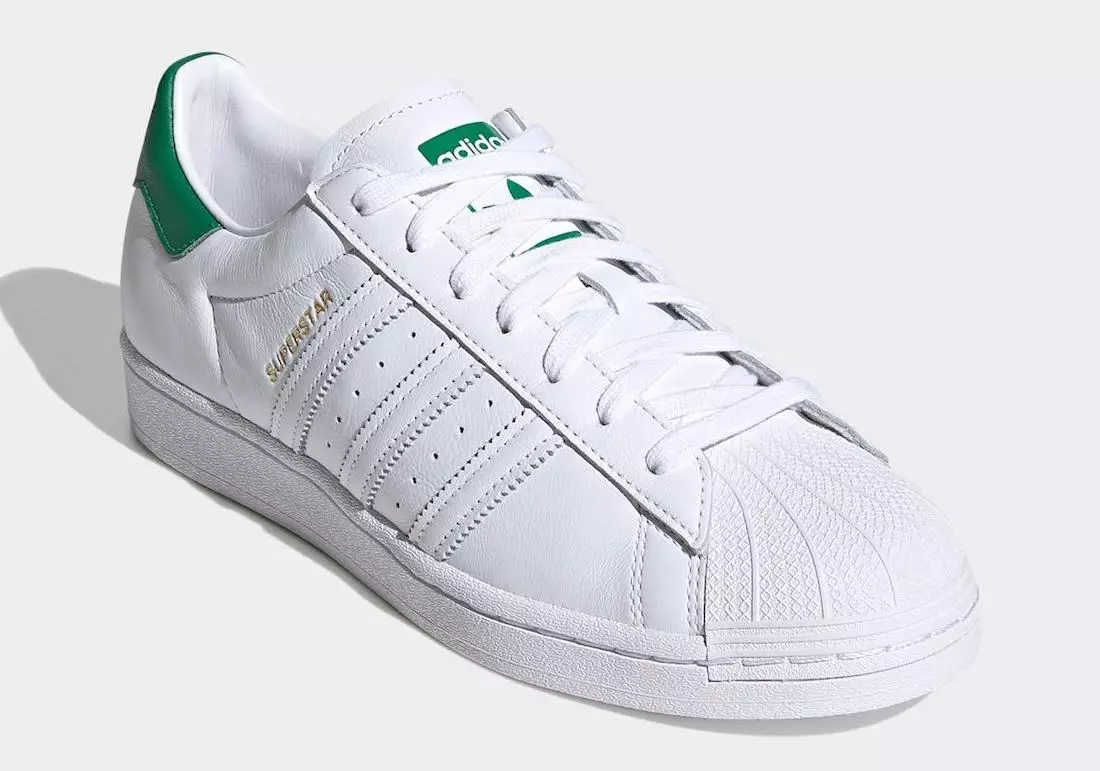 Adidas Superstar White Green FZ3642 Julkaisupäivä