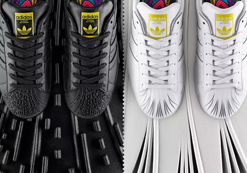 Pharrell Williams x adidas Originals Supershell мүсіндік топтамасы