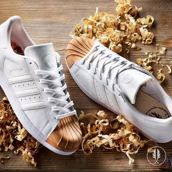 Aew x Ivan Beslic x adidas Superstar Wood Art