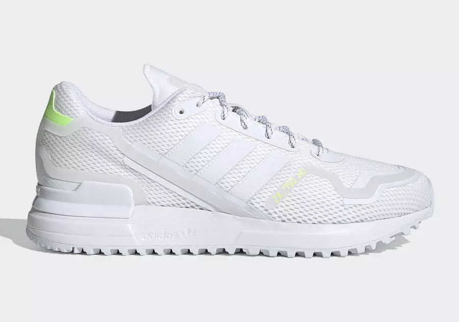 El adidas ZX 750 HD modernizado obtiene un cambio de imagen blanco limpio