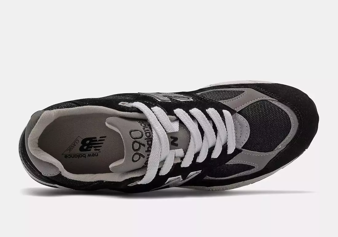 Дата выхода New Balance 990v2 Black White M990BL2