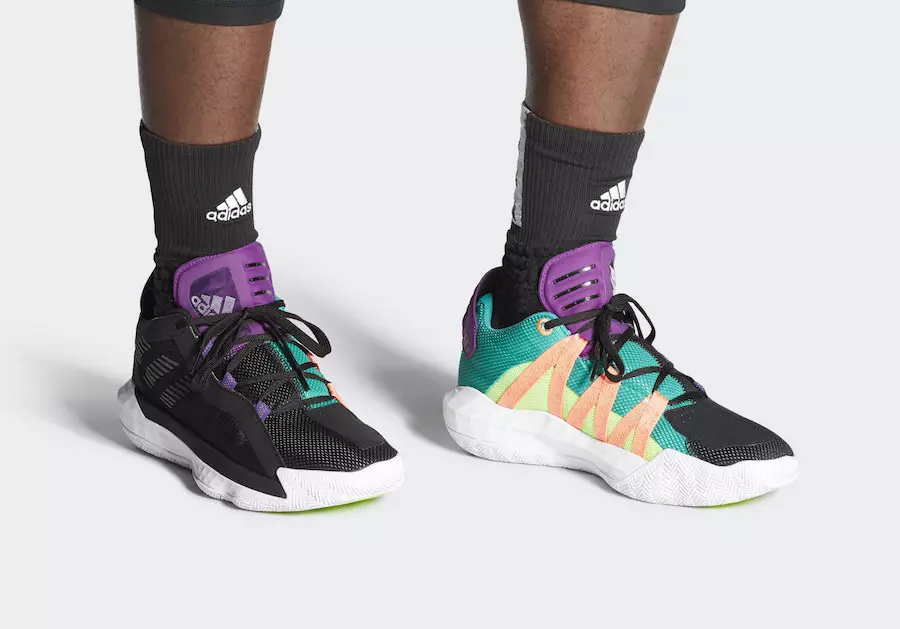 adidas Dame 6 Black Purple Teal EH2071 Datum izlaska