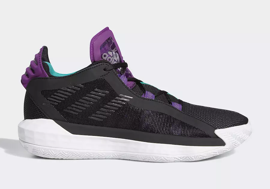 adidas Dame 6 Nero Viola Teal EH2071 Data di rilascio