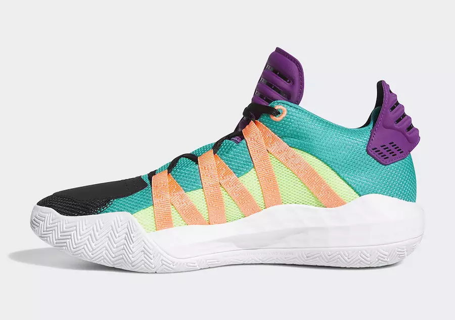 adidas Dame 6 Black Purple Teal EH2071 худалдаанд гарсан огноо