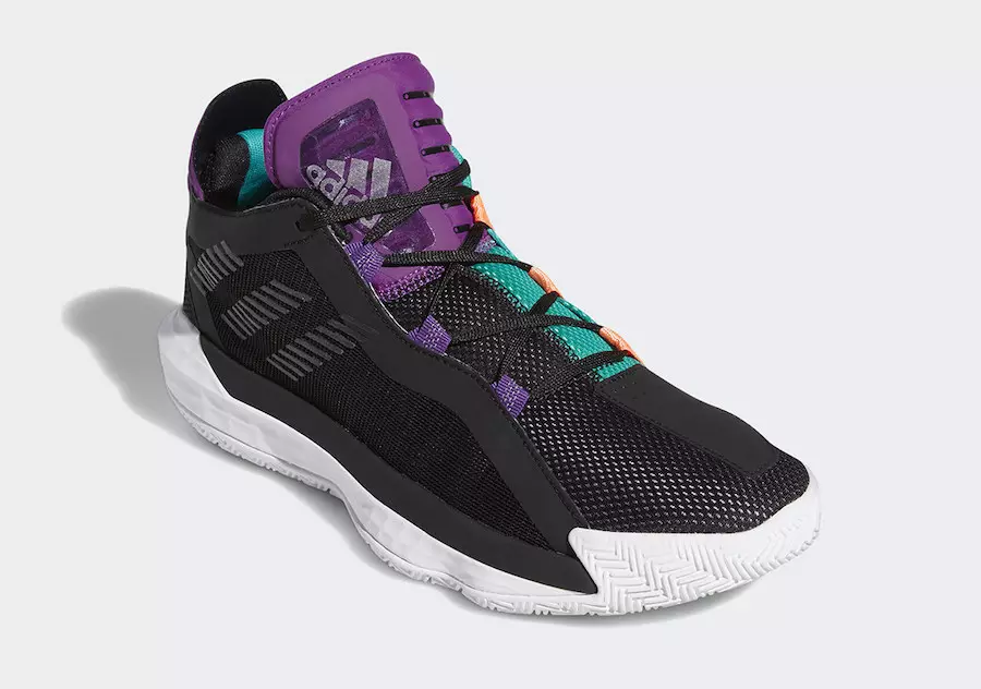 Adidas Dame 6 Black Purple Teal EH2071 Дата выпуска