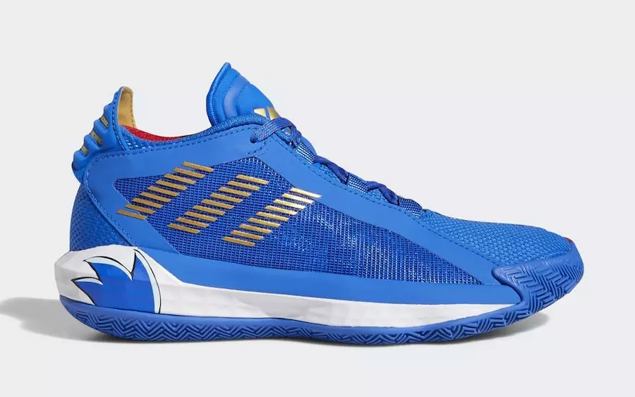 Sonic the Hedgehog adidas Dame 6 Data ta' Rilaxx