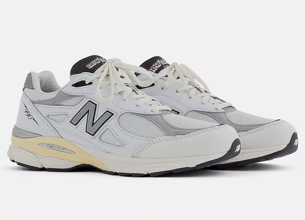 New Balance 990v3 Fabricado nos EUA Sal Marinho M990AL3 Data de Lançamento