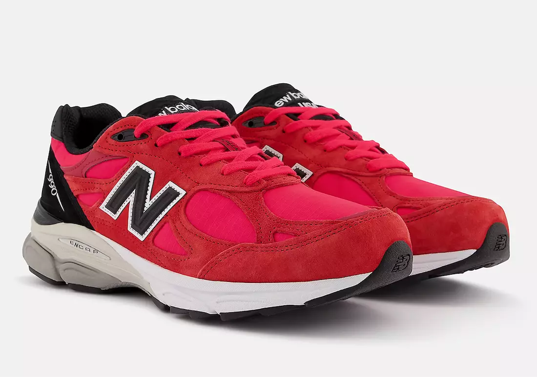 New Balance 990v3 қызыл күдері M990PL3 шығарылым күні