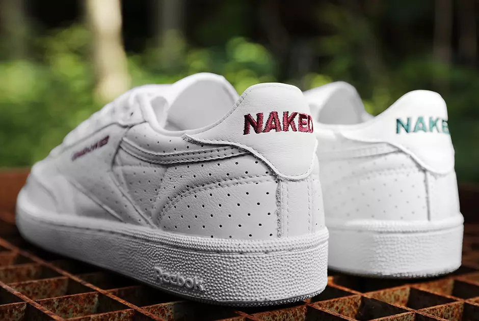 ΓΥΜΝΟ Reebok Club C Λευκό διάτρητο δέρμα