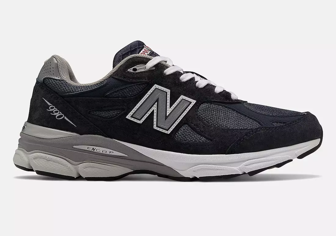 New Balance 990 Navy Black M990NB3 Útgáfudagur