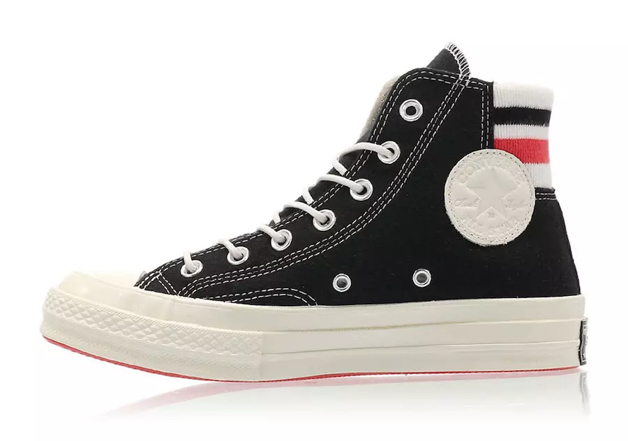 Retro сагсан бөмбөгийн урам зоригтой Converse Чак 70-аад оны