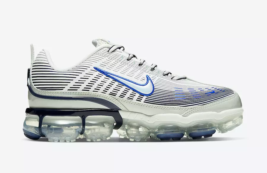 Nike Air VaporMax 360 טענענבוים אָראַ פּיסטאַטשיאָ פראָסט אָבסידיאַן רייסער בלוי CK9671-001 מעלדונג טאָג