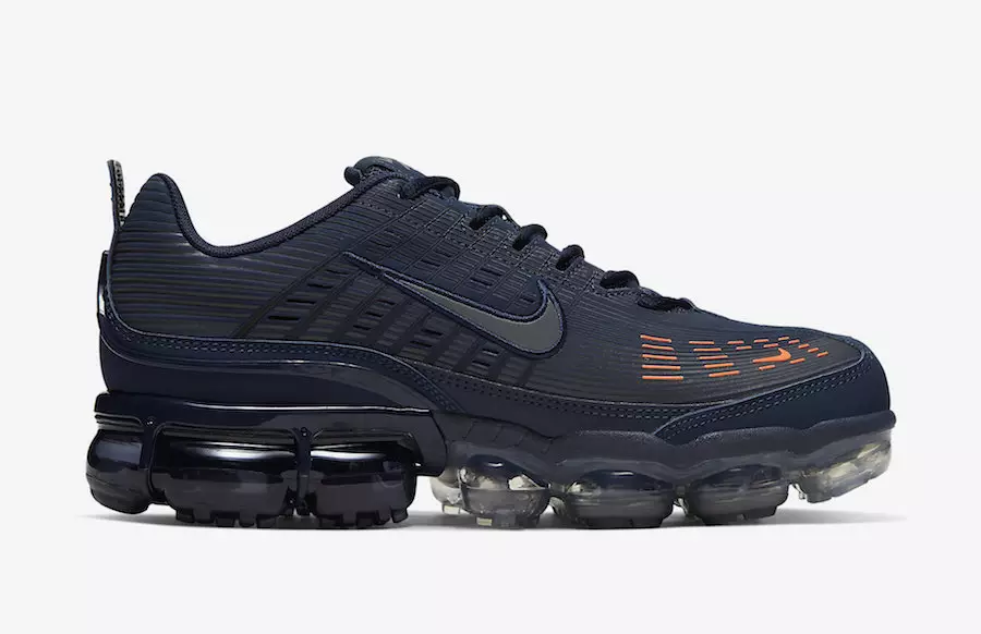 Nike Air VaporMax 360 Obsidian Total Orange CW7480-400 Датум на издавање