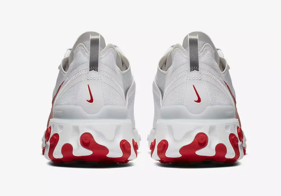 Nike React Element 55 White University Red BQ6167-102 Чыгарылган датасы