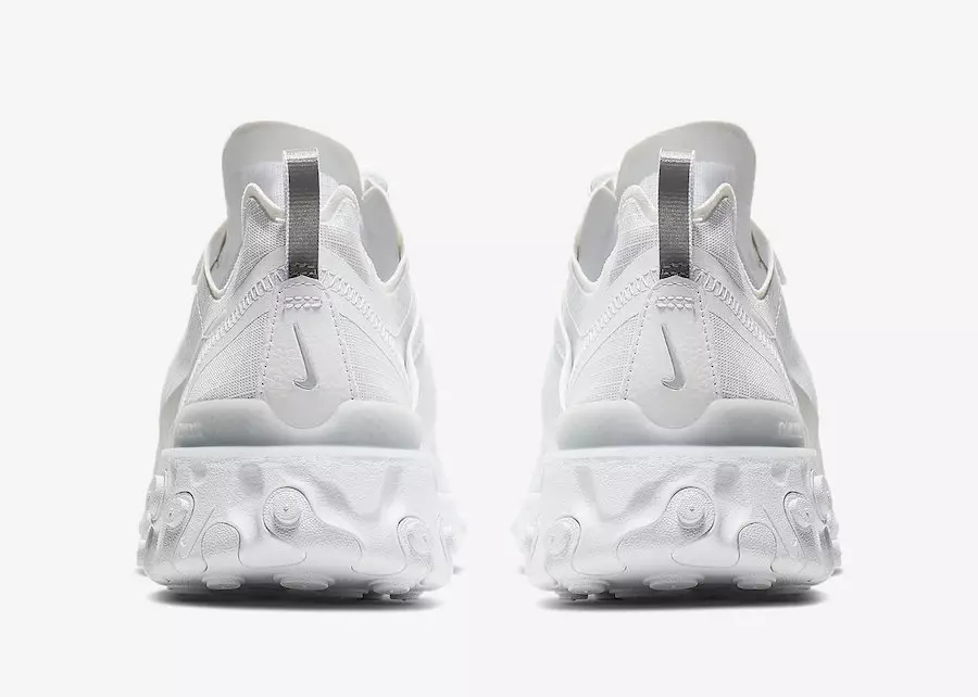 Nike React Element 55 Branco Pure Platinum BQ6167-101 Data de lançamento