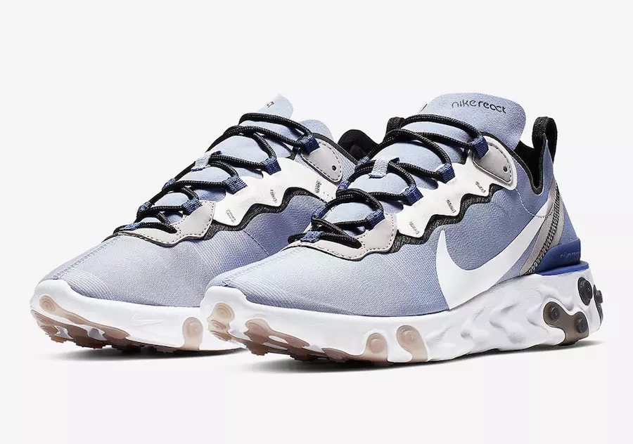 Nike fügt dem React Element 55 Hellblau hinzu