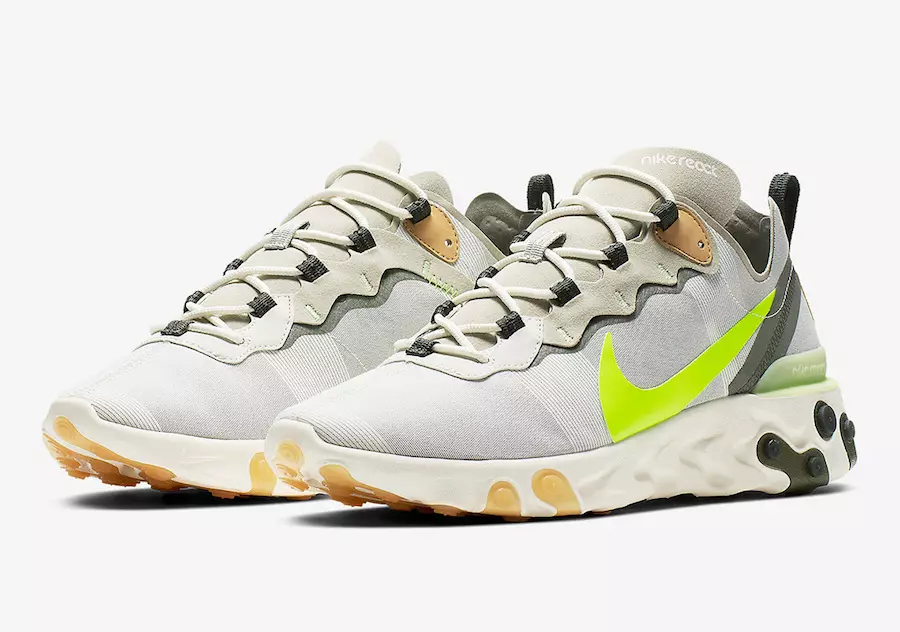 Nike React Element 55 Releasing With Volt Swooshes