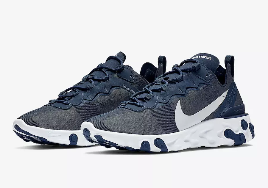 Nike React Element 55 Midnight Navy BQ6166-401 Шығарылым күні