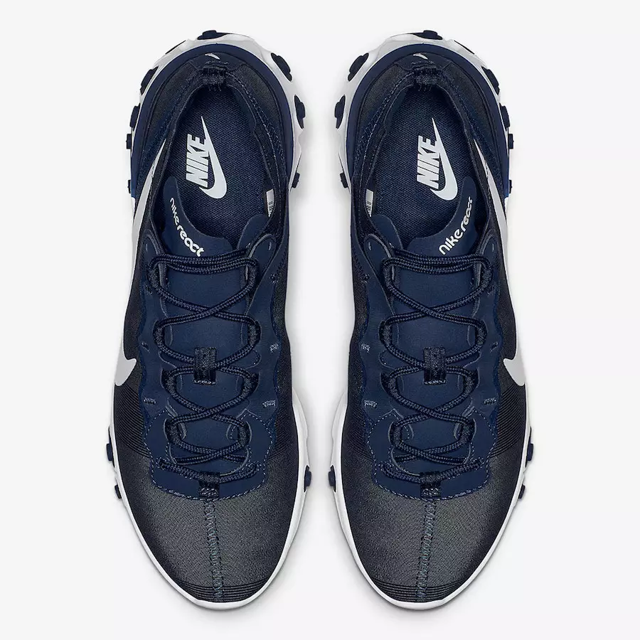 Nike React Element 55 Midnight Navy BQ6166-401 Шығарылым күні