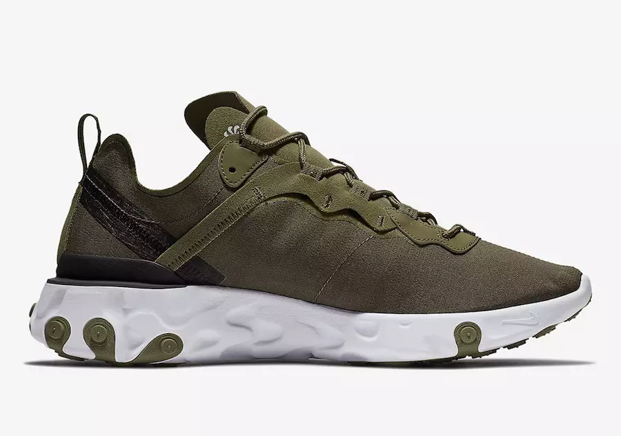 Nike React Element 55 Olive BQ6166-200 Julkaisupäivä