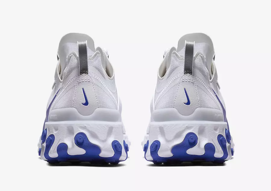 Nike React Element 55 White Game Royal BQ6167-100 худалдаанд гарсан огноо