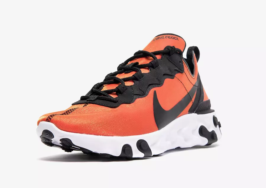 Nike React Element 55 PRM Tour Yellow BQ9241-001 מעלדונג טאָג