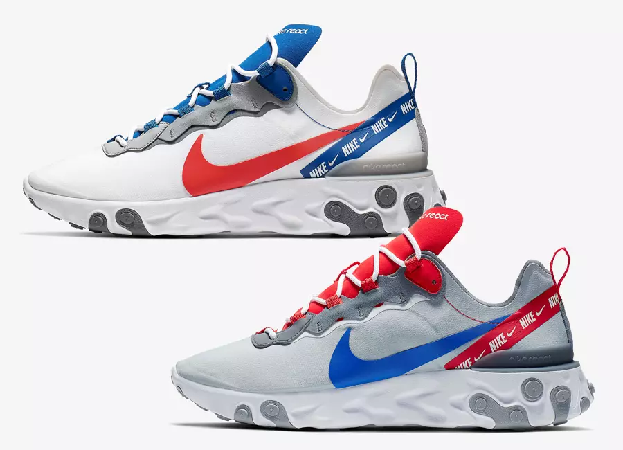 Nike Żid Ħjatat Taped tad-Ditta Mal-Element React 55 38148_1