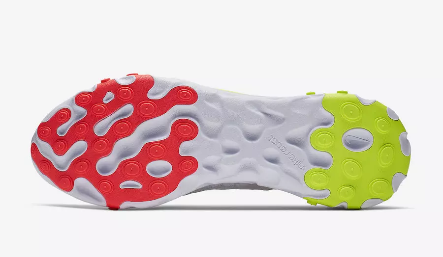 Nike React Element 55 White Volt Crimson CJ0782-100 Išleidimo data